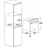 Fulgor FCSO 6023 TEM X 60厘米 65公升 ATMOS Plano 嵌入式蒸焗爐